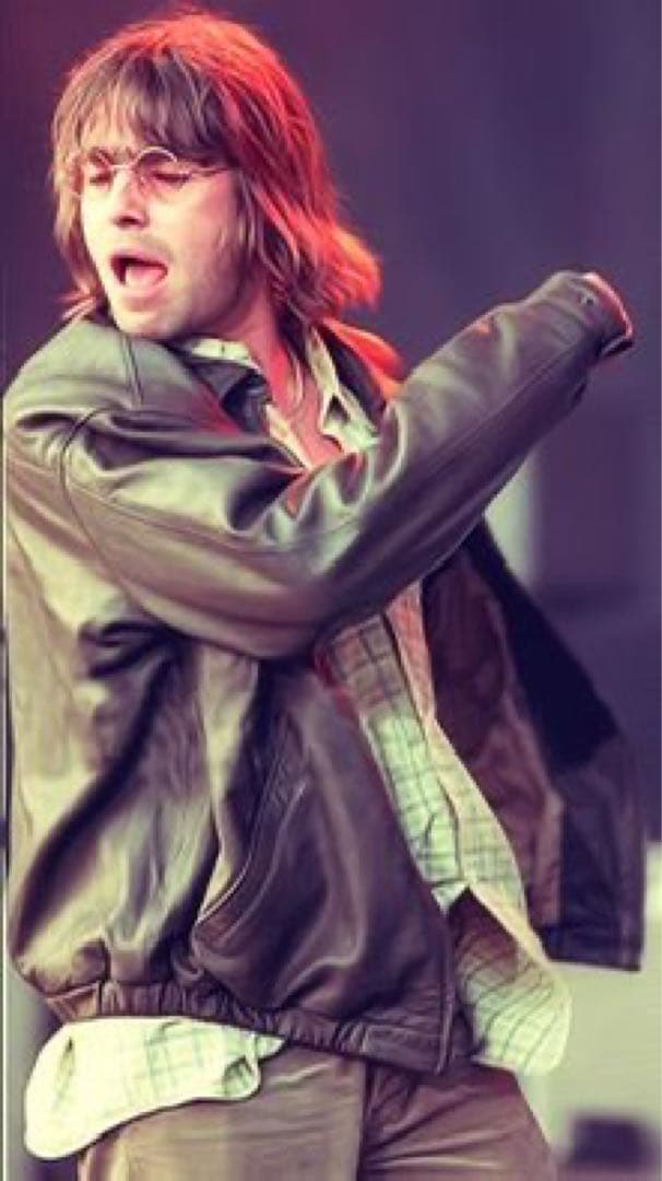 希少 リアムギャラガー着 90s Ralph Lauren レザージャケット - メルカリ