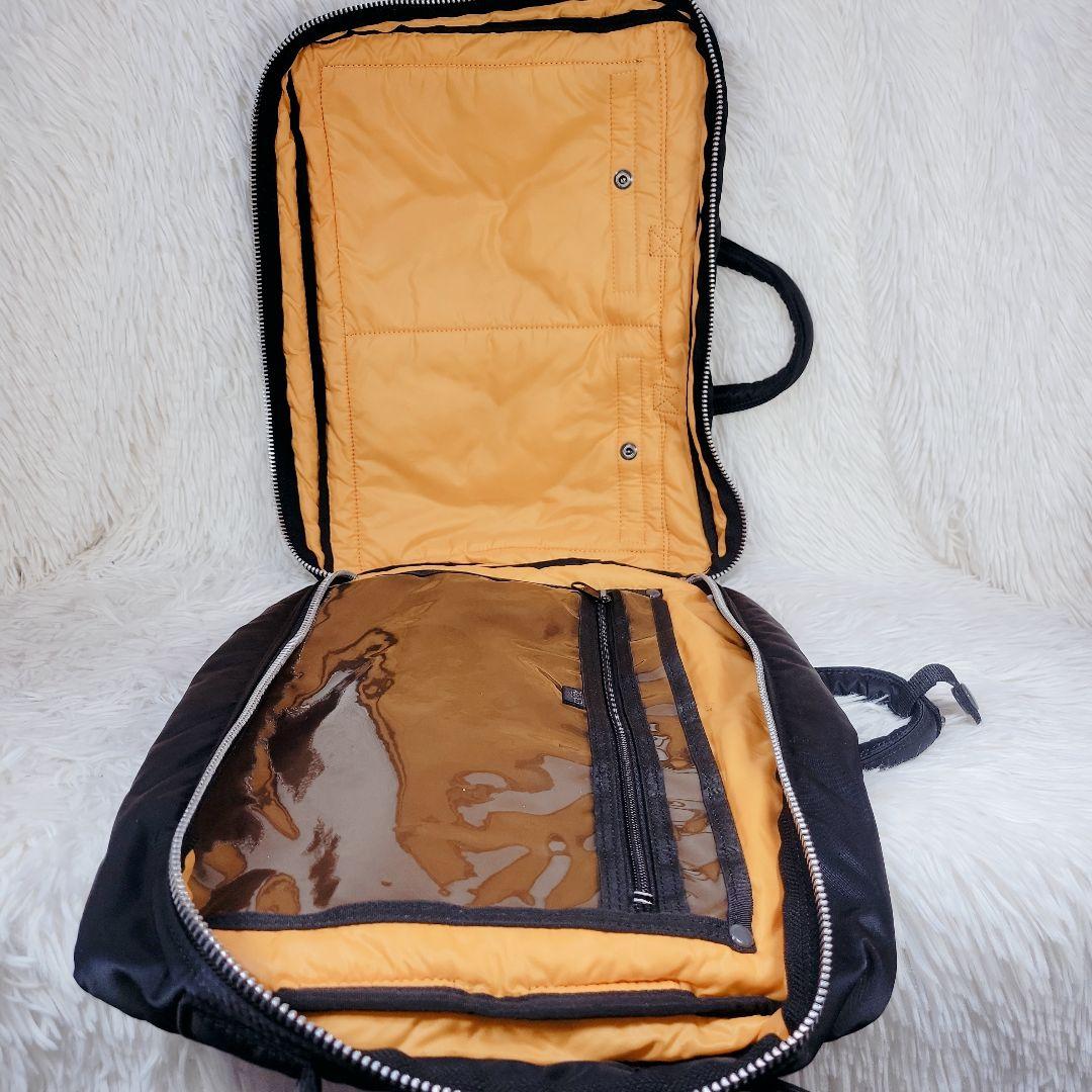 ロゴ綺麗 ✨ポーター PORTER 3way タンカー リュック ビジネスバック