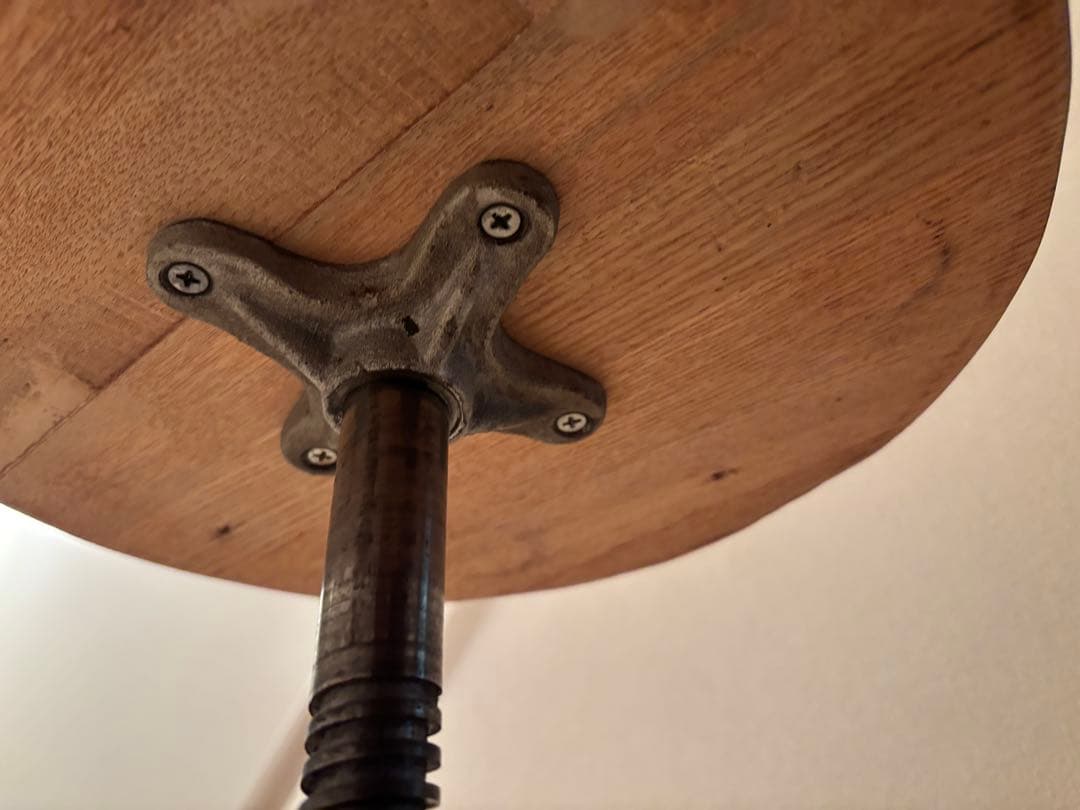 アンティーク　古道具　スツール 高さ調整可能