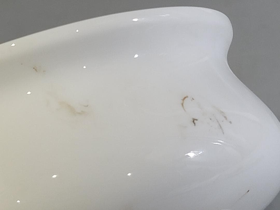 中国美術 明 徳化窯獅子耳香炉 何朝宗製銘 DT619