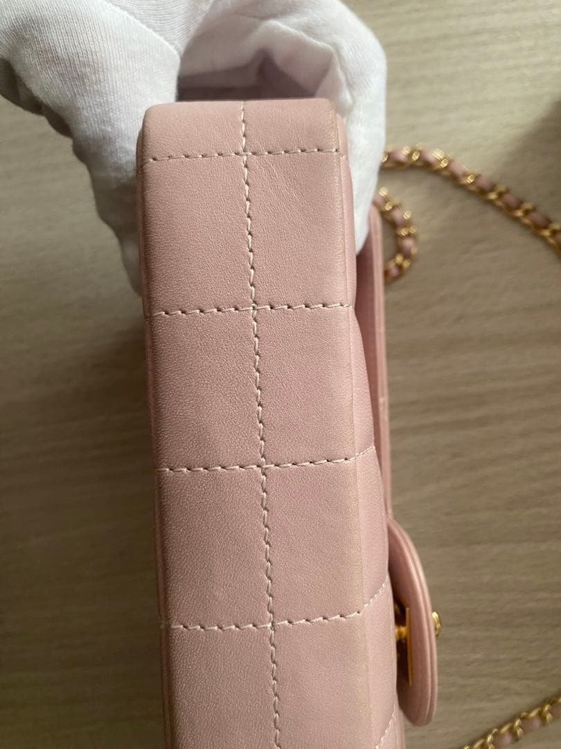 LA購入　CHANEL チョコバー　かわいいカジュアル　チェーンバッグ