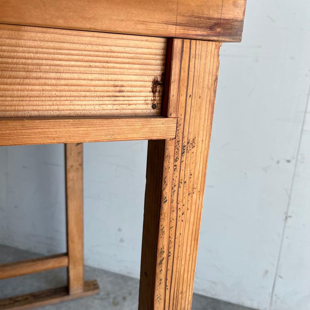 アンティーク 平机 テーブル 無垢材 デスク z484