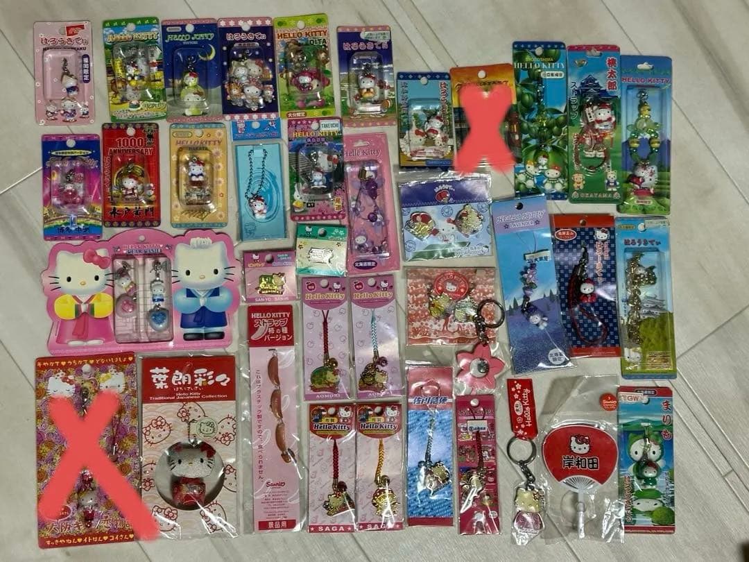 ご当地キティ限定グッズ 36個セット 新品未開封 値下げ交渉あり ♪キティコレクション（8）地域限定グッズ（ご当地キティちゃん