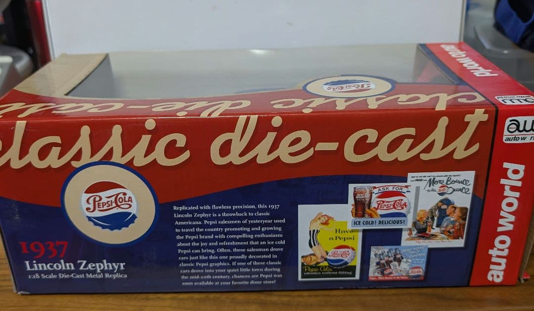 ペプシコーラ ミニカー Lincoln Zephyr＆Chevy Cameo