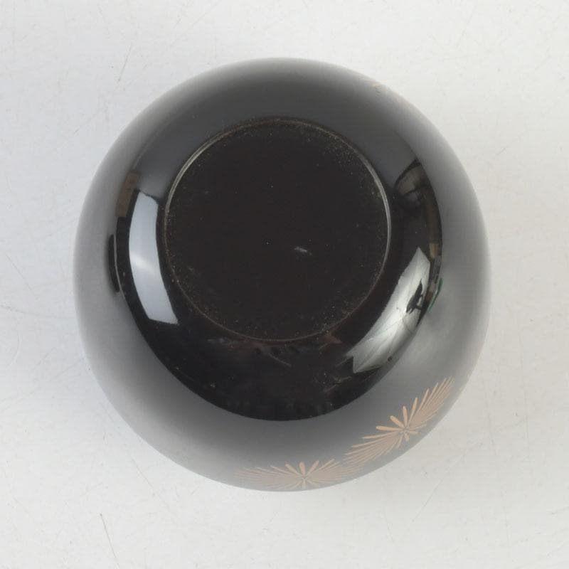 茶道具 中村湖彩作 朝顔蒔絵 中棗 共布共箱 V 9288 - メルカリ