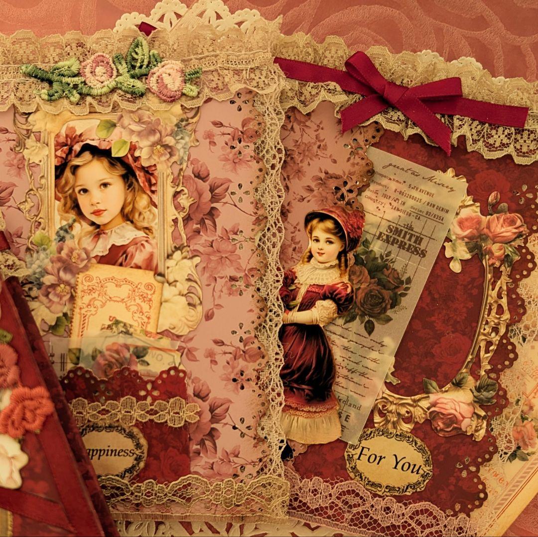 薔薇とレースのビクトリアンスィートジャンクジャーナル*Infinity*