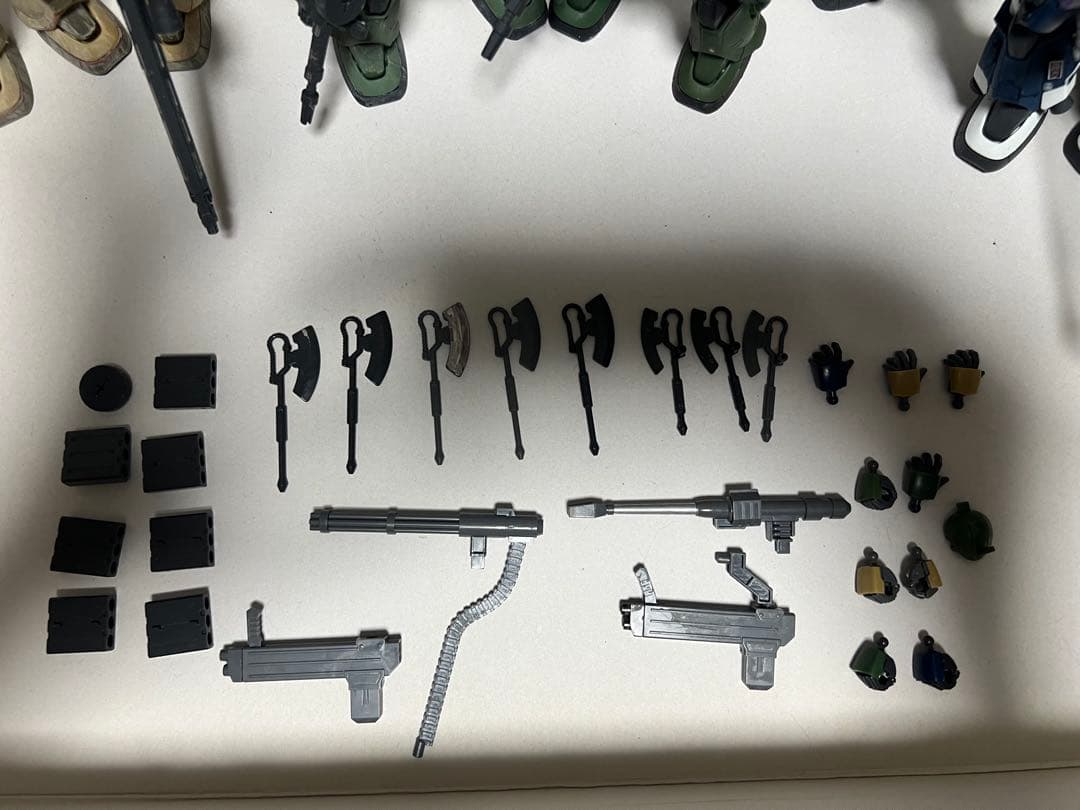 完成品 6体セットHG UCオリジンザクII /カスタム ウェザリング