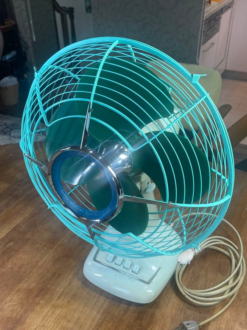 DarkGreenの涼しげな羽根 暑夏をecoに乗切る東芝扇風機　Grn2tne