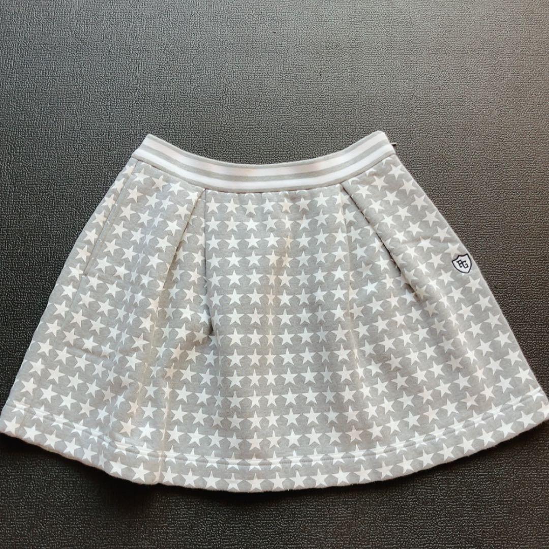 美品　パーリーゲイツ　裏起毛　セットアップ　ジャケット　スカート　星　スター