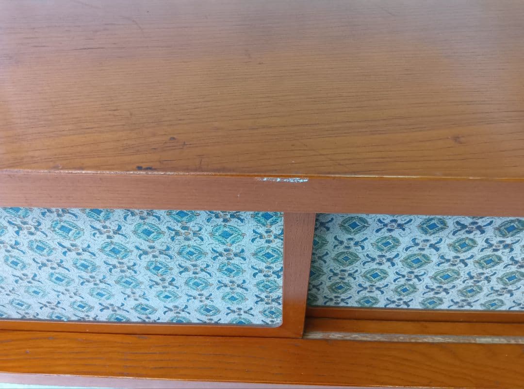 アケボノ ビンテージ木製家具 ローボード 飾り棚 茶棚 置床 テレビ台