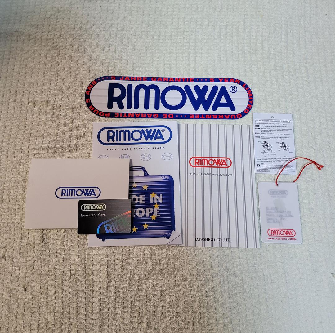 希少RIMOWA TANGO マルチホイール150L 821.77 スーツケース 【公式通販