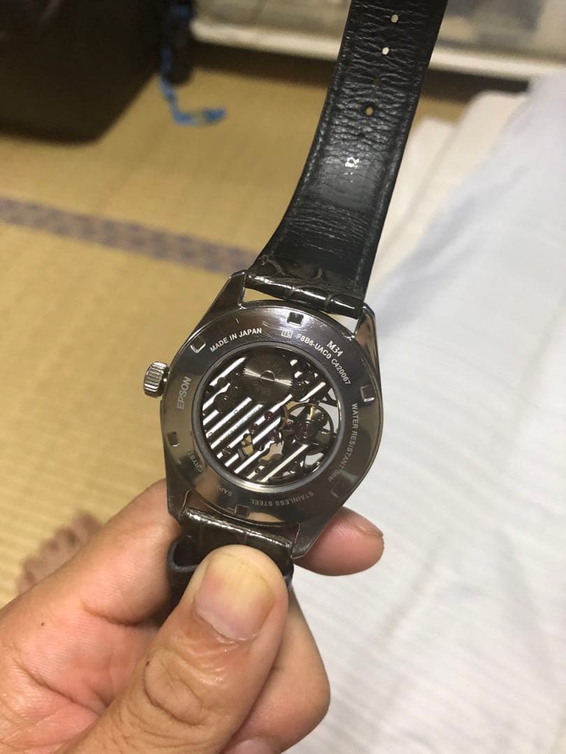 ORIENT STAR スケルトン 手巻き時計