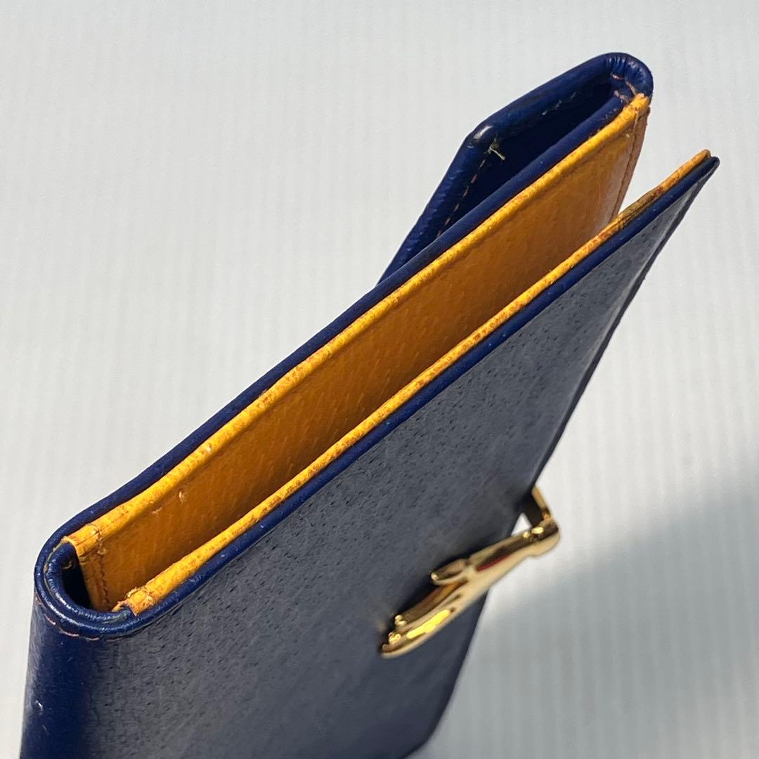 希少【GUCCI】二つ折り　長財布　オールドグッチ　ヴィンテージ　ハンドモチーフ