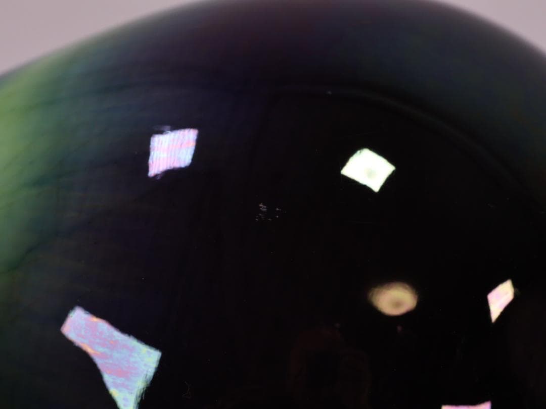 BK209 本物保証 徳田八十吉（正彦） 「 彩釉 花生 」 共箱 花器 花瓶