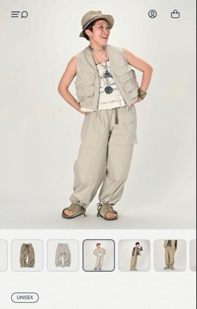 ★45r★ コットンナイロンクックウェザーの908テントパンツ