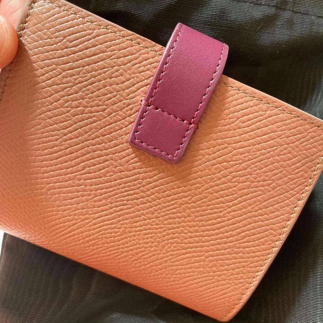 CELINE 二つ折り財布 ピンク/パープル nr/6.6/3】CELINE パープル 二