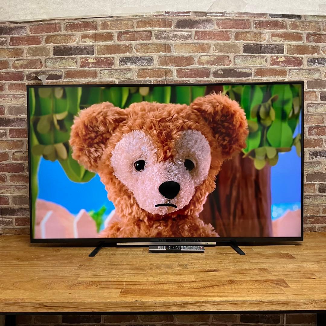 東芝 55V型 4Kチューナー内蔵 液晶テレビ レグザ 55M520X W録画○