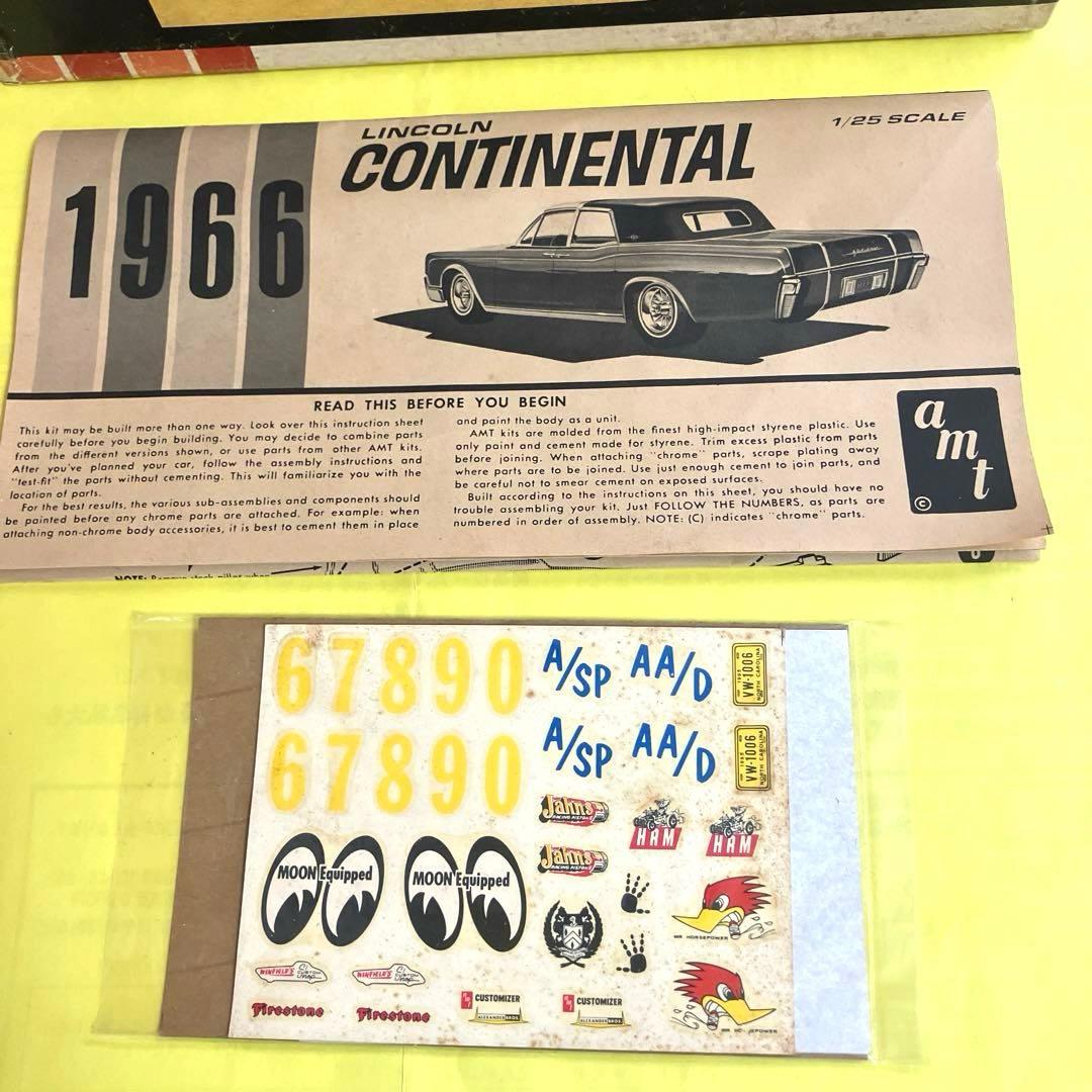 希少！激レア！当時物！amt '66 LINCOLN CONTINENTAL