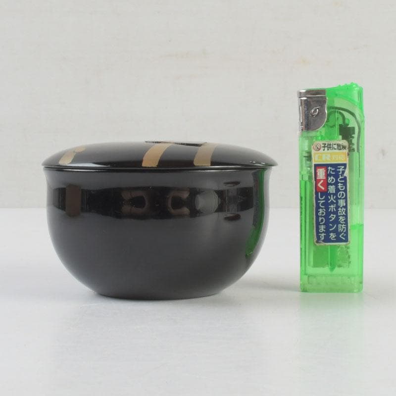 茶道具 輪島塗 岡本陽斉作 螺鈿装飾 春秋棗 共箱 V 9249