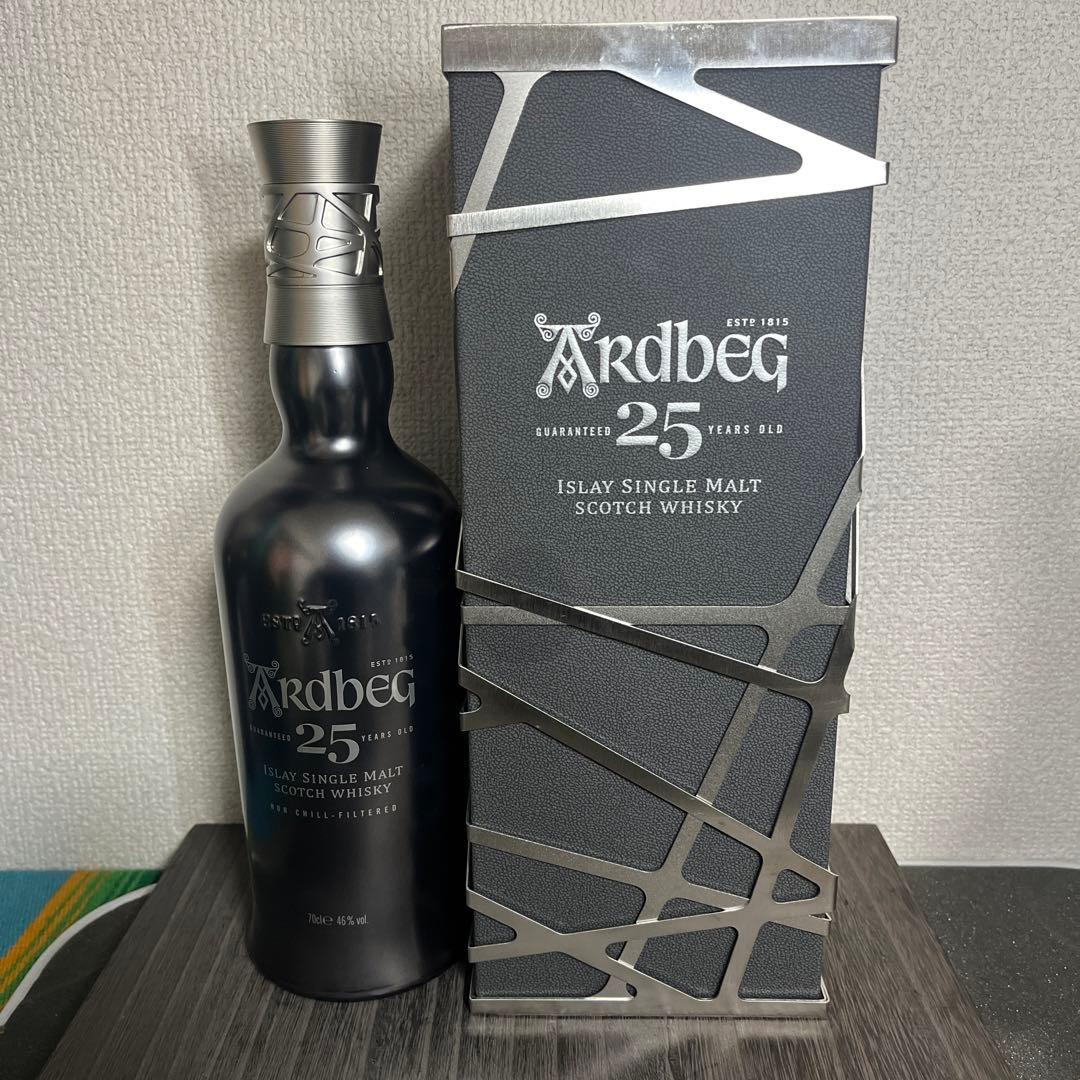 空瓶】アードベッグ25年 アードベッグ25年 空き瓶 ARDBEG 25 YEARS OLD