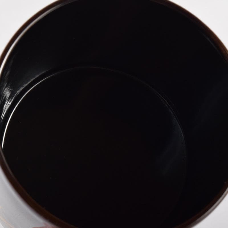 茶道具　輪島塗　元岡清斉作　春草蒔絵　金輪寺棗　共箱　V　7203