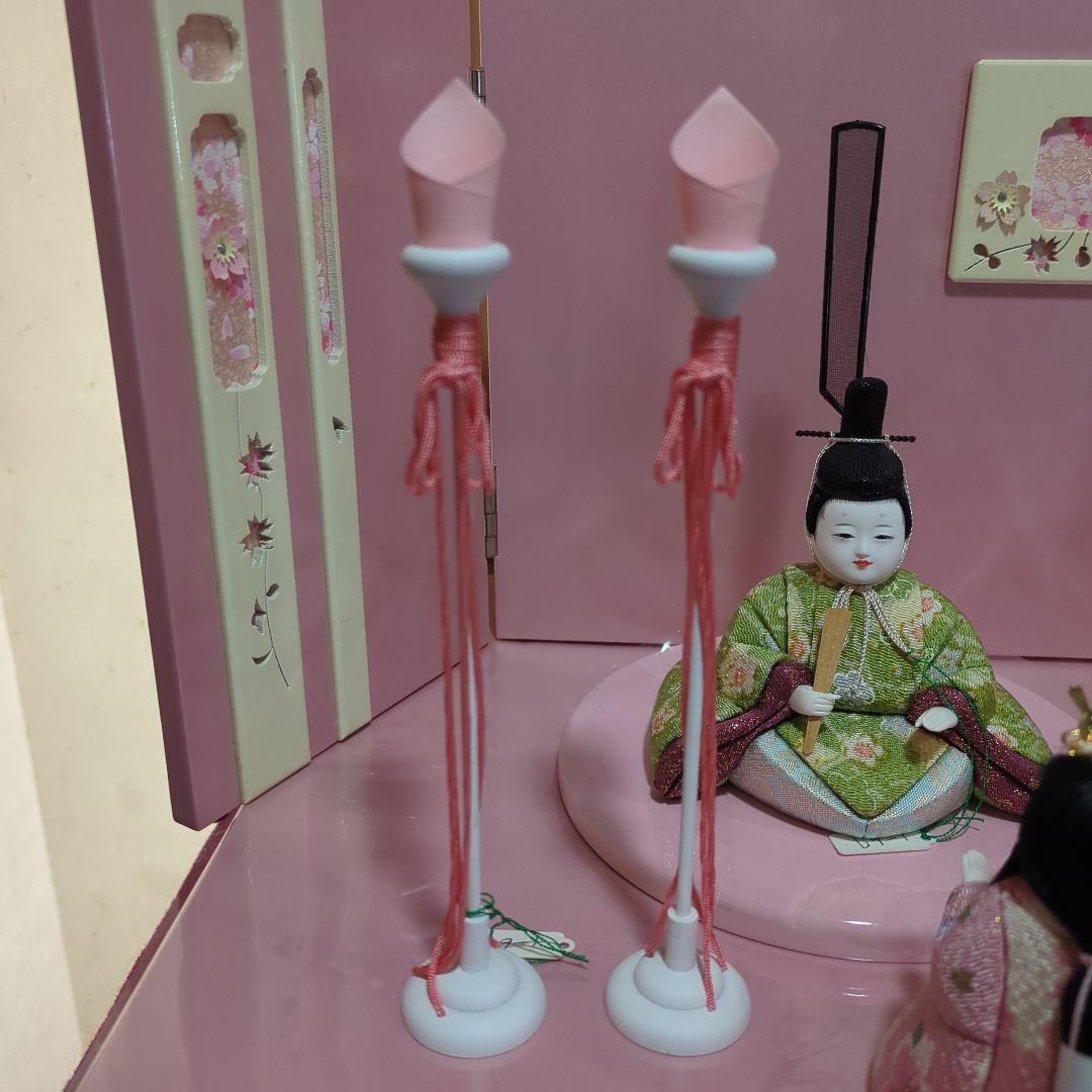 木目込雛五人揃、柿沼東光作