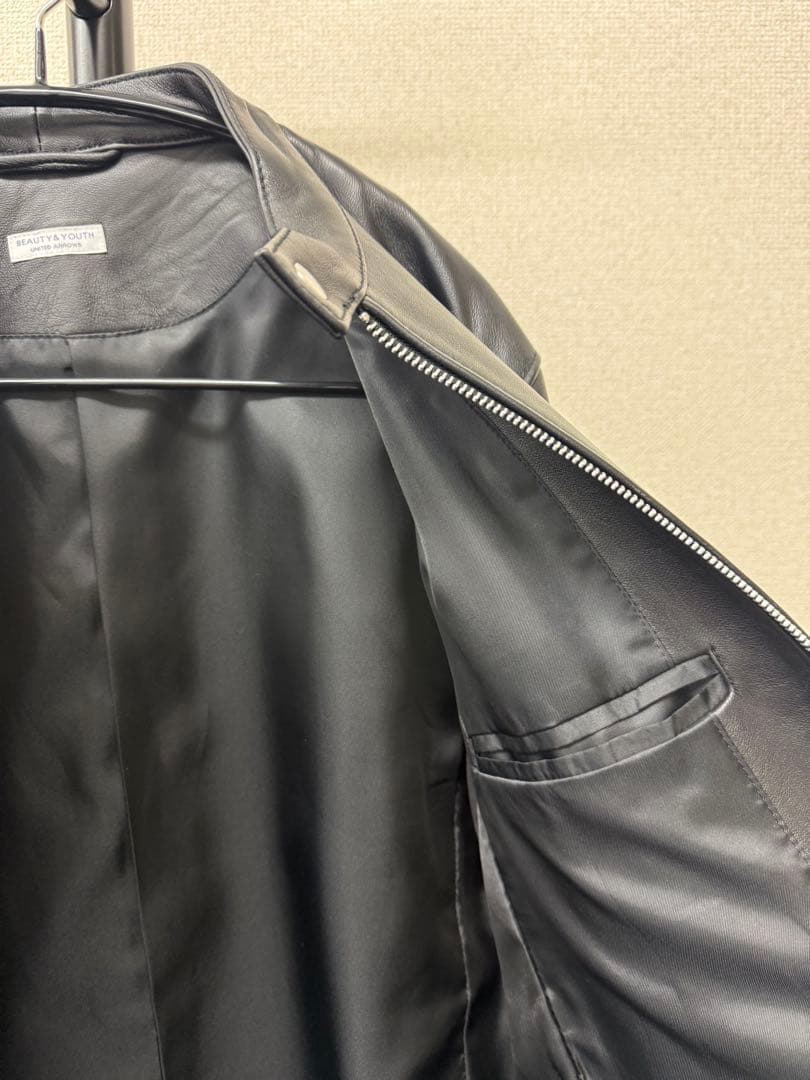 WEB限定】シープ シングル ライダースジャケット Lサイズ