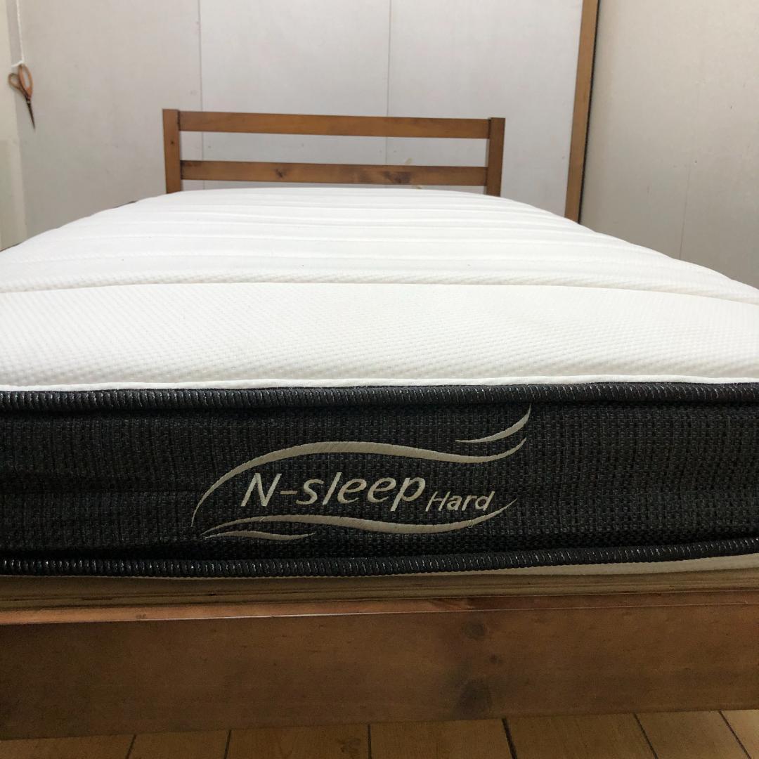 ニトリ　ベッドフレーム シングル 木製　マットレス（Nスリープ）270708-