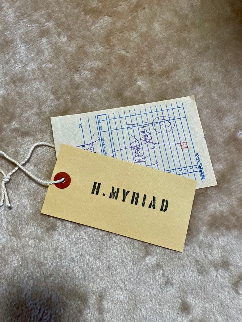 ◾️新品未使用　h.myriad 巾着ポーチ　ショルダーポーチ