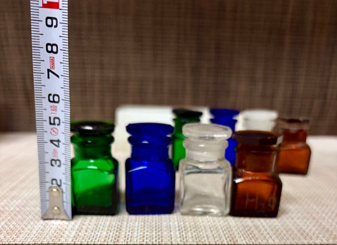 戦前 歯医者 薬瓶 ミルクガラス 薬瓶台 セット ① - メルカリ