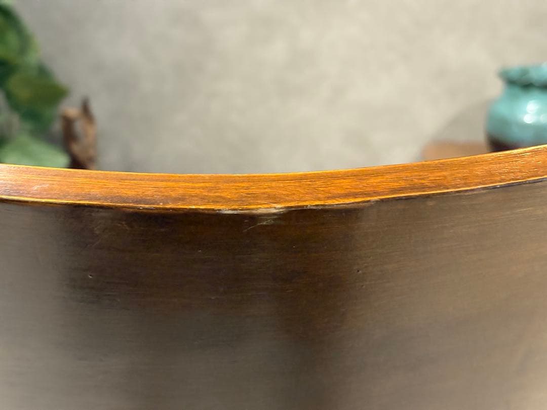 超希少ウルフロッキングチェア無垢材クラシックアジアン木彫りINR