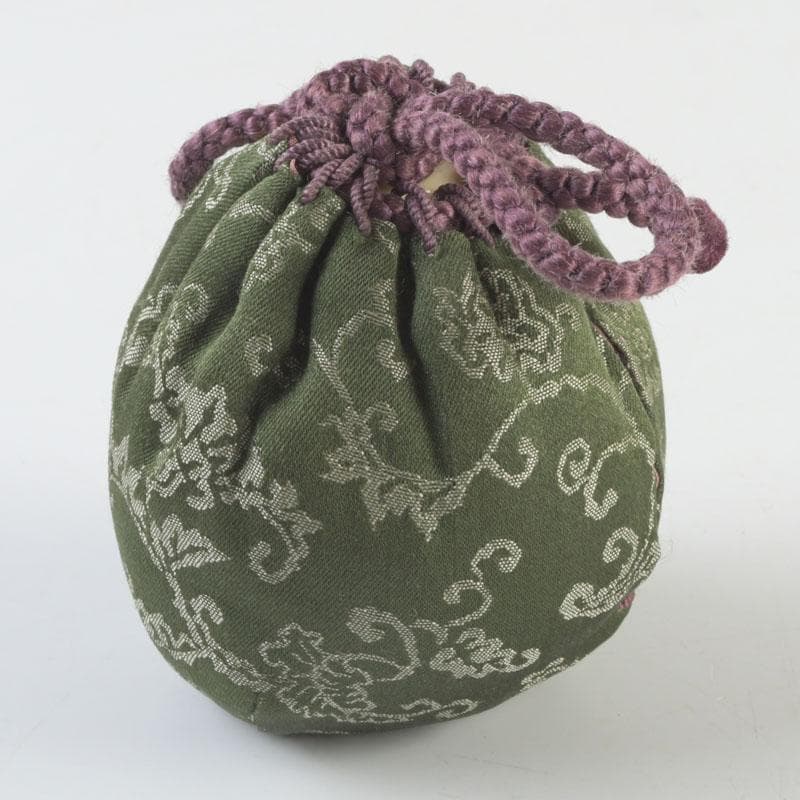 茶道具 瀬戸焼 文琳茶入 仕覆付 共箱 V 9496 - メルカリ