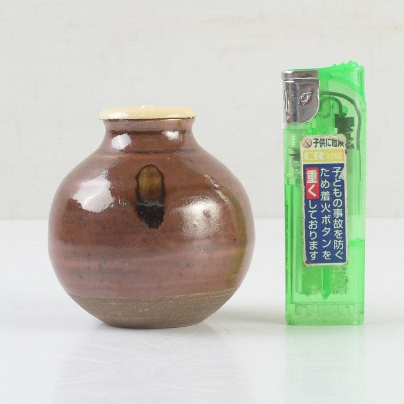 茶道具 瀬戸焼 文琳茶入 仕覆付 共箱 V 9496 - メルカリ