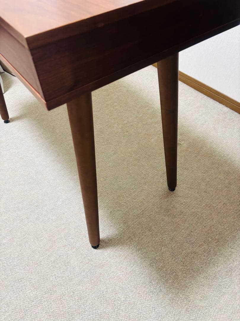 ニトリ　デスクエリン　引き出し付き　 幅90cm