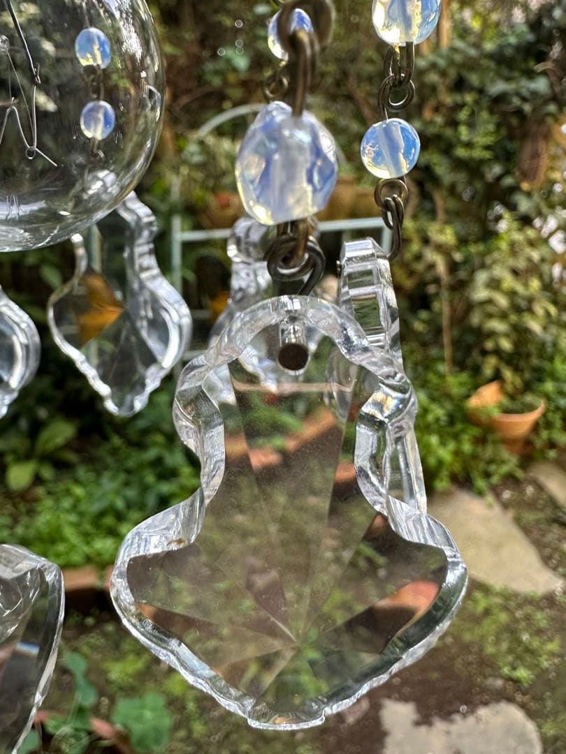 フランス アンティーク フレンチリーフとオパールセントの可愛いミニ