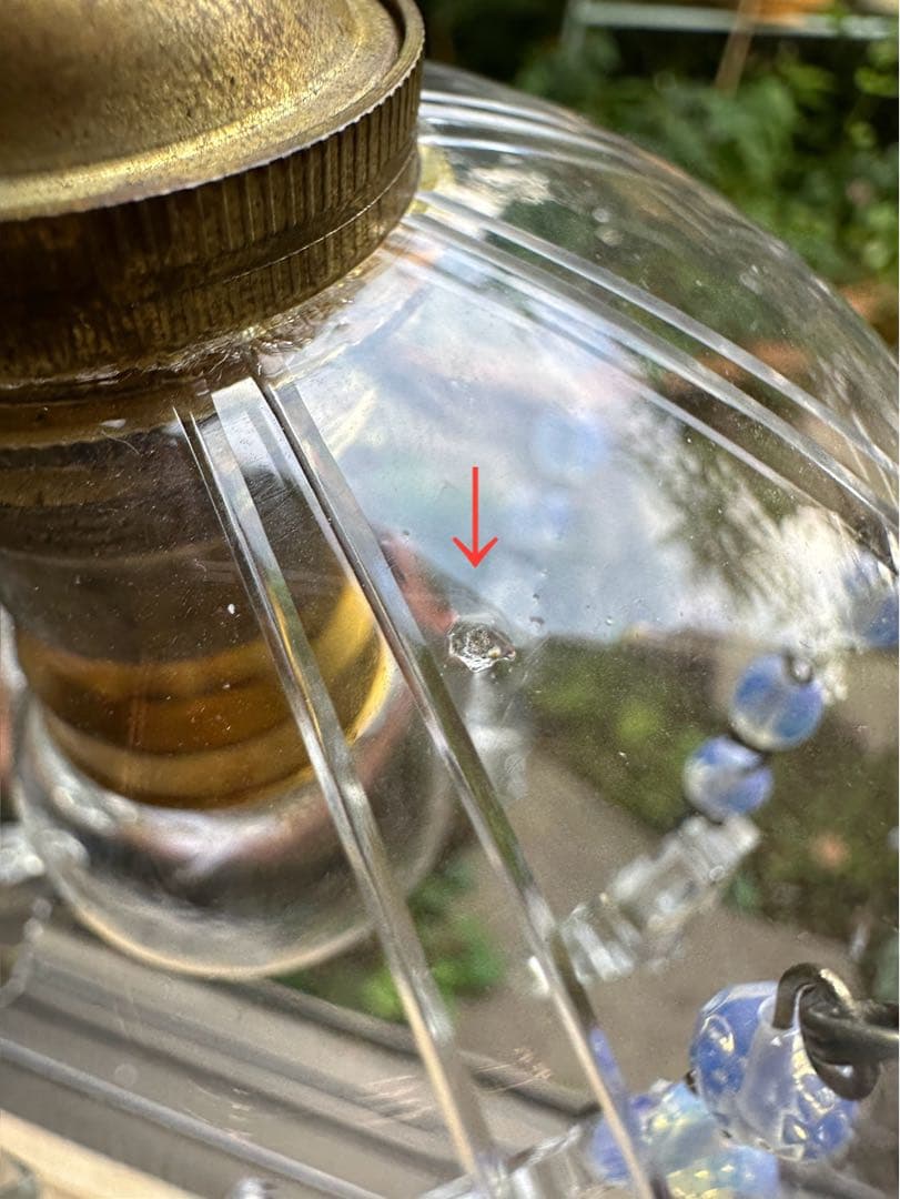 フランス アンティーク フレンチリーフとオパールセントの可愛いミニ