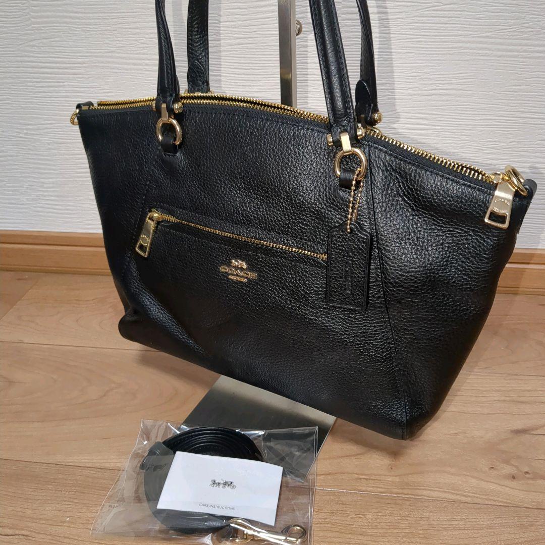 【極美品】COACH クロスボディ ショルダーバッグ 2way ブラック