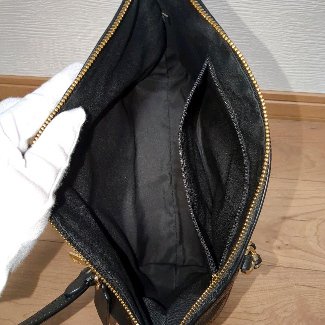 【極美品】COACH クロスボディ ショルダーバッグ 2way ブラック