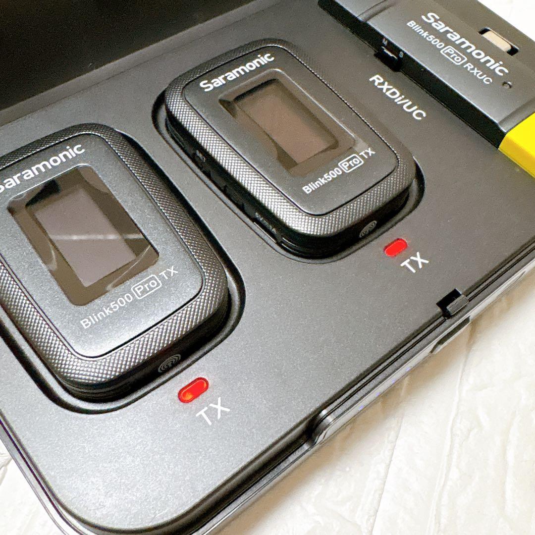 Saramonic ワイヤレスマイク ピンマイク 取材 自撮り