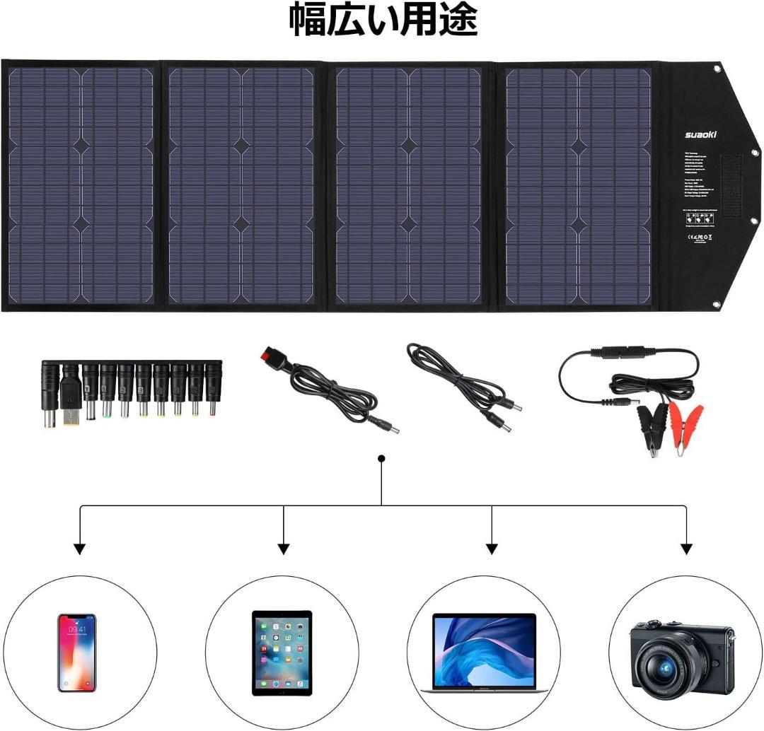 完動品】suaoki（スアオキ）ソーラーパネル SCB-100