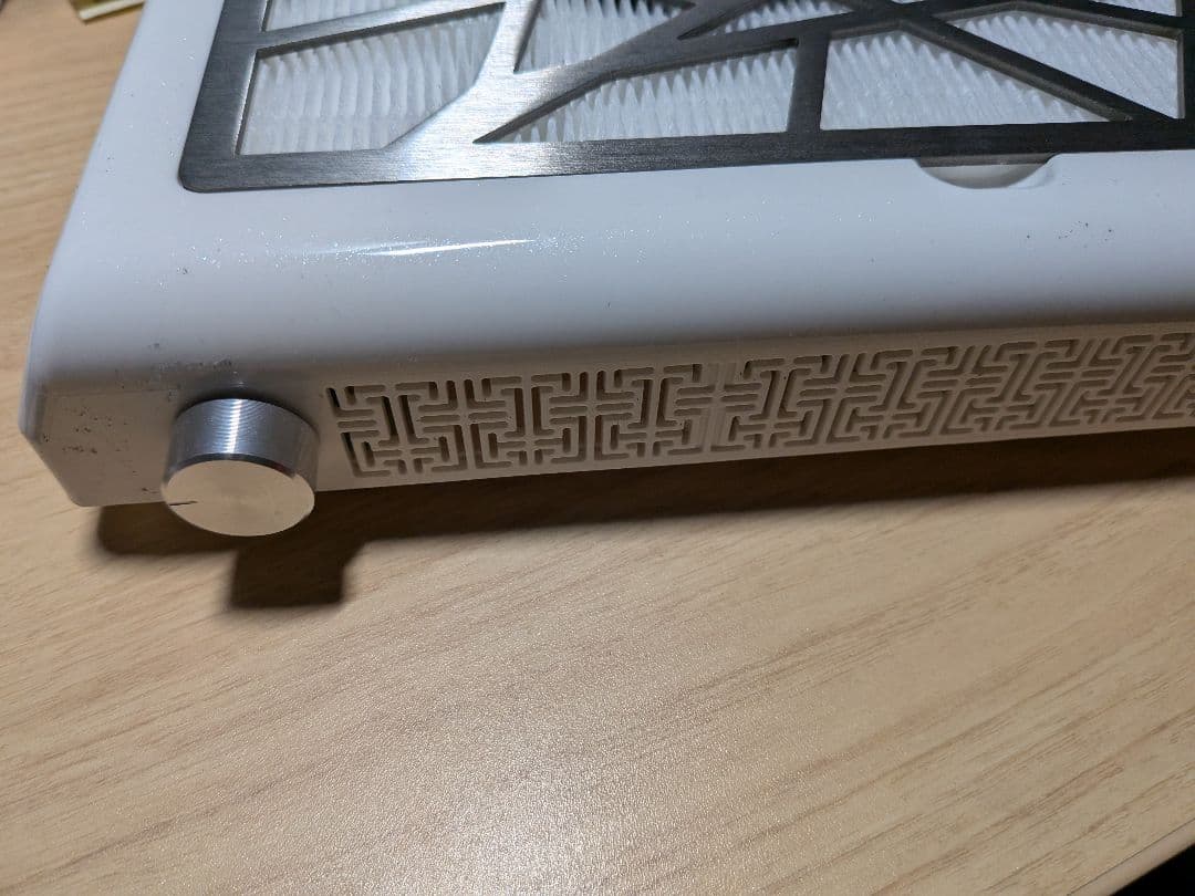 【プロ用】ネイルダストコレクター 集塵機 ファン付き ホワイト