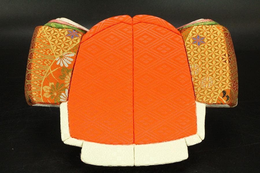 お雛様 親王飾り 木目込 大内人形 台付き 美品 707