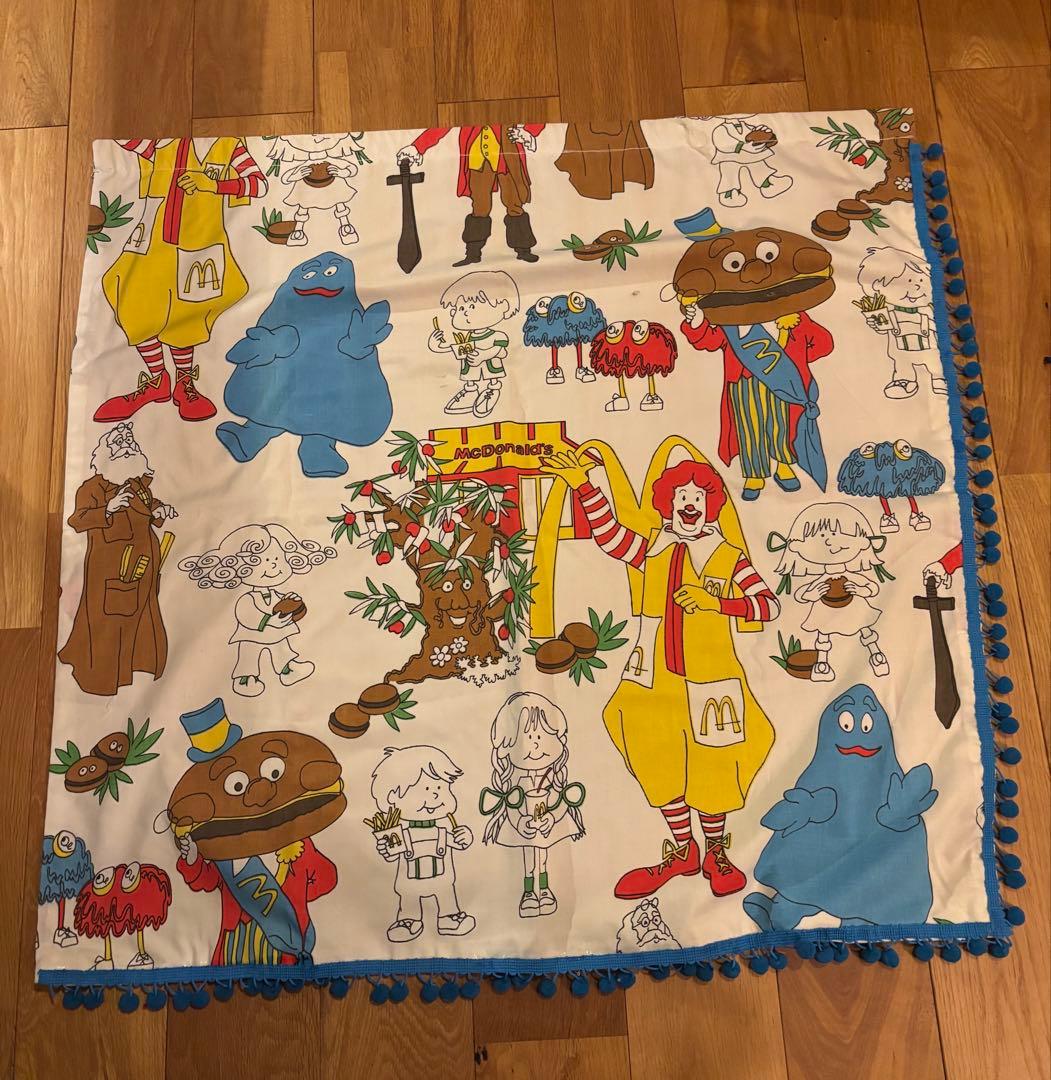 マクドナルド　ヴィンテージ　シーツ　マット マクドナルド】【ヴィンテージシーツ】オーダー作製用 生地見本 希少