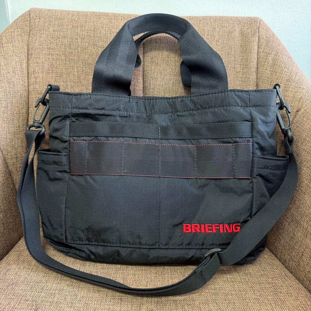 BRIEFING 2WAY トートバッグ ブラック ／ゴルフ・デイリー