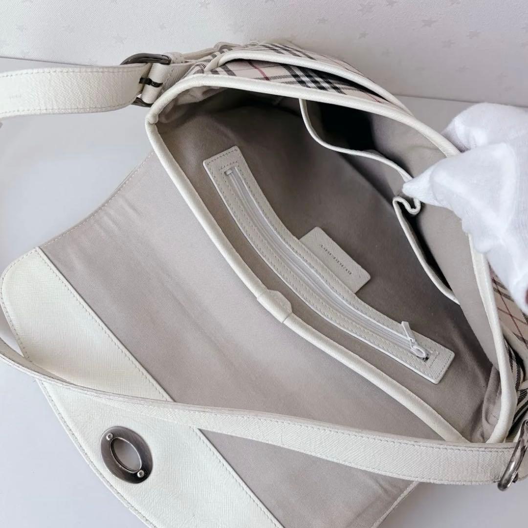 ★連休セール【BURBERRY】ワンショルダーバッグ　ターンロック　ノバチェック