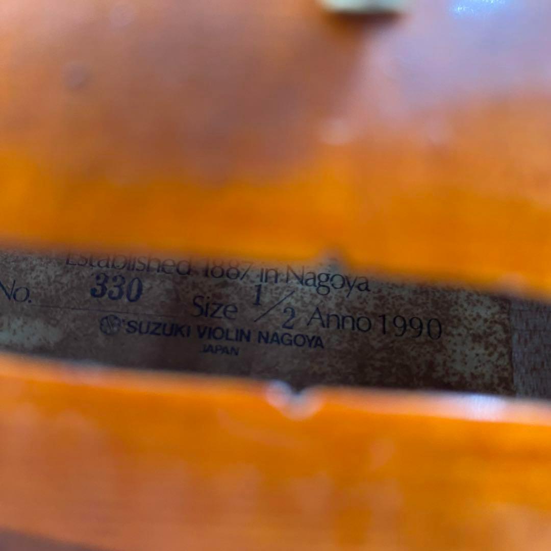 【弦・弓新品】スズキ No.330 1/2 バイオリン1990年製