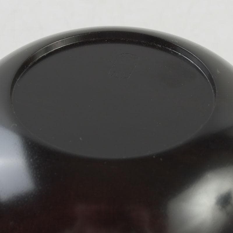 茶道具 山中塗 福田芳朗作 縞黒檀南天杢象嵌 壷々 大高棗