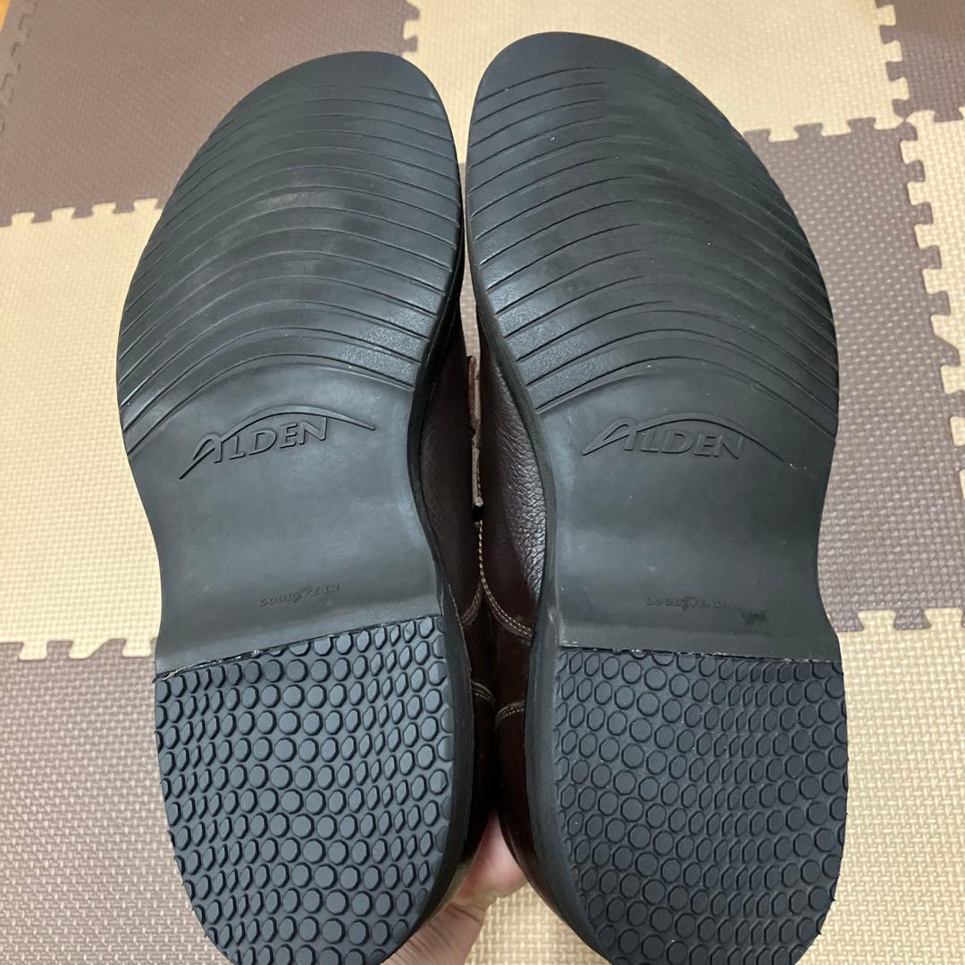 オールデン 旧ロゴ　ブラウン