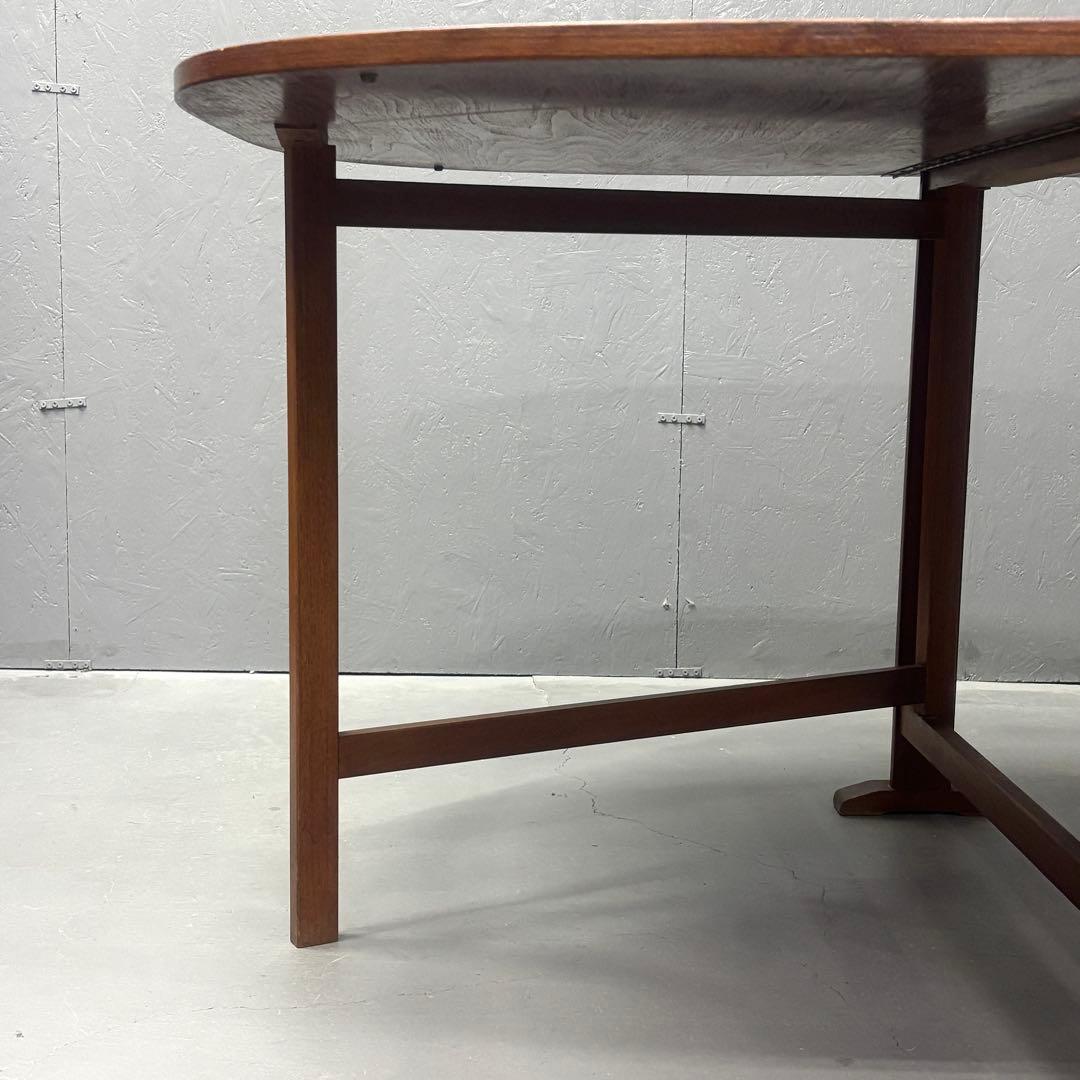 英国 ヴィンテージ チーク ゲートレッグ ドロップリーフ ダイニングテーブル