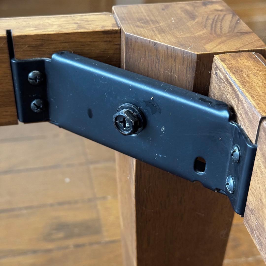 ゆうちゃん様専用】木製ガラストップ アジアンテイスト こたつテーブル